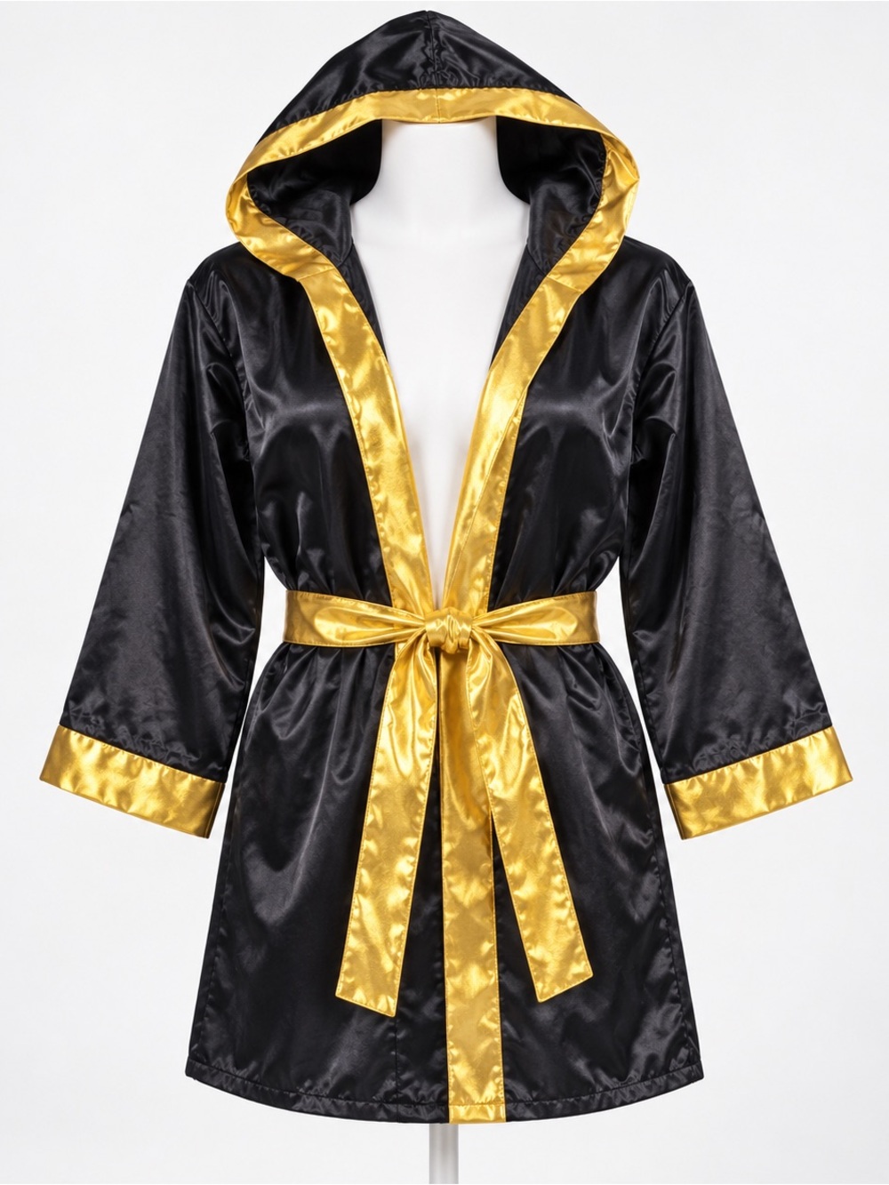 Dreamgirl Boxer Costume Robe Everlast Gloves Bundle Medium